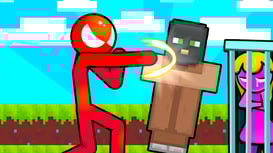 Stickman vs Villager: Save the Girl
